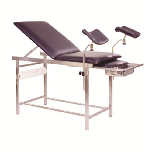 Mesa de exploración ginecológica - TH 623 - TingHui Medical Instrument - manual / con respaldo regulable / de altura fija