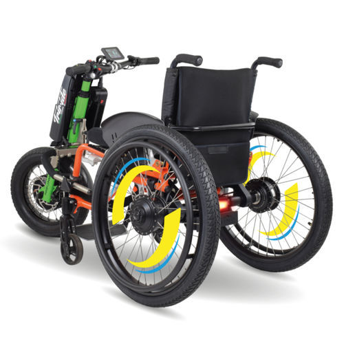 Motor para silla de ruedas híbrida - MTW - Triride Italia - delantero