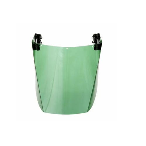 Pantalla facial de policarbonato - V2B-10P - 3M Health Care - máscara integral / verde