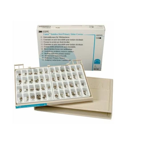 Corona dental de acero inoxidable - Unitek™ - 3M Health Care - molares / prefabricado