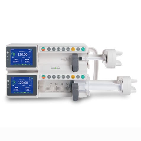 Bomba de jeringa de 2 vías - MS32 - Lianying Medical Technology - con pantalla táctil / inalámbrica