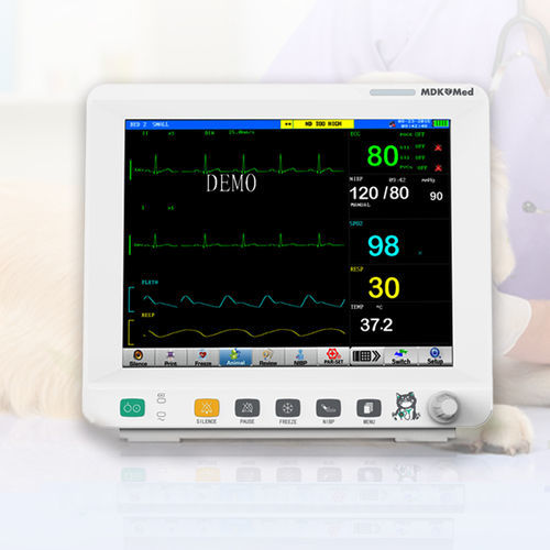 Monitor multiparamétrico veterinario - KB12D Vet - Lianying Medical Technology - compacto / ECG / RESP