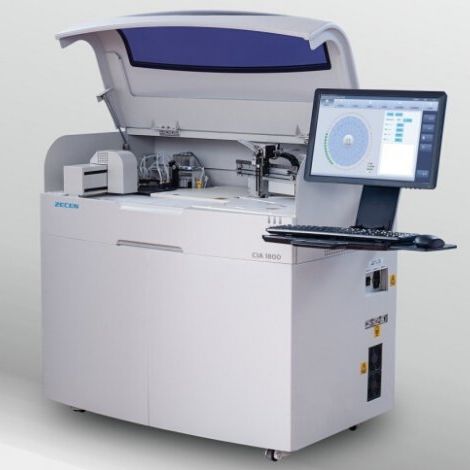 Analizador de inmunología totalmente automatizado - CIA1800 PLUS - Jiangsu Zecen Biotech Co., Ltd - para diagnóstico clínico / por quimioluminiscencia / de pie