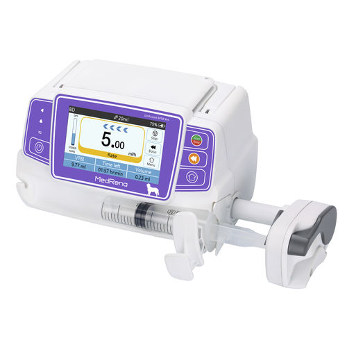 Bomba de jeringa veterinaria - UniFusion SP50  - MedRena Biotech - 1 vía / programable / automática