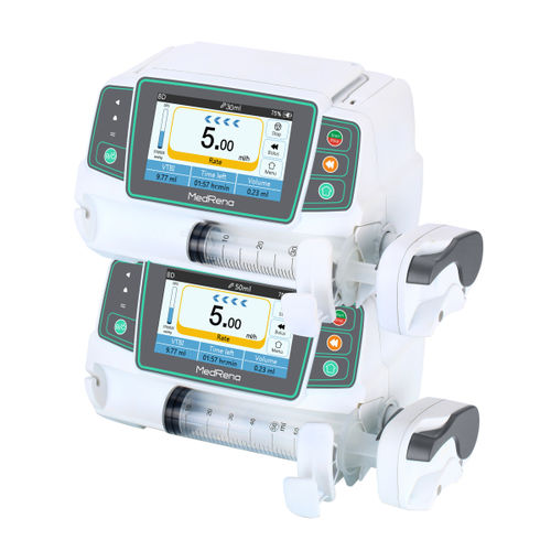 Bomba de jeringa 1 vía - UniFusion SP50 SE - MedRena Biotech - continua / programable