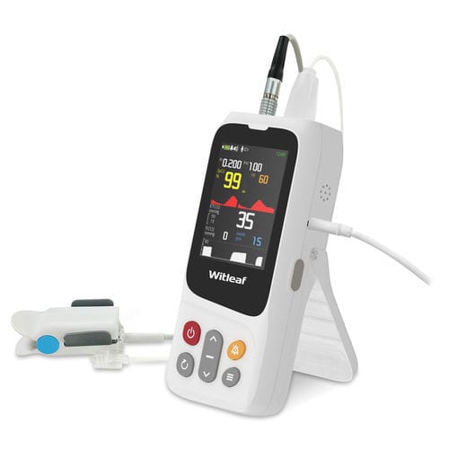 Monitor de paciente etCO2 - WIT-S300D - Shenzhen Witleaf Medical Electronics - de mano / TEMP / de frecuencia respiratoria