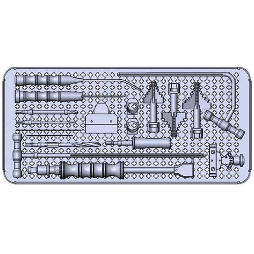 Kit de instrumentos para cirugía artroscópica de la rodilla - SurgTech