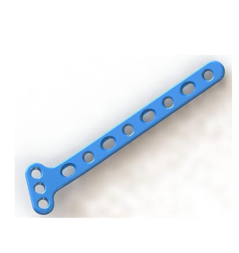 Placa de compresión para mano - 1404-2112 - SurgTech - para fragmentos óseos pequeños / bloqueada / de titanio
