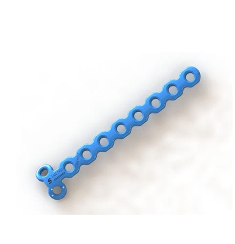 Placa de compresión para mano - 1401-1812 - SurgTech - para fragmentos óseos pequeños / bloqueada / de titanio