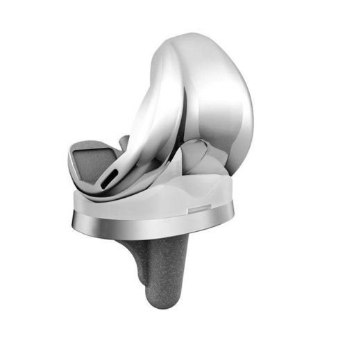 Prótesis de rodilla tricompartimental - GENOLL™ - SurgTech - de deslizamiento restringida / de platillo fijo / cementada