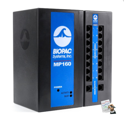 Sistema de adquisición de bioseñales para la investigación - MP160WSW-NDT - Biopac Systems - de transferencia / USB