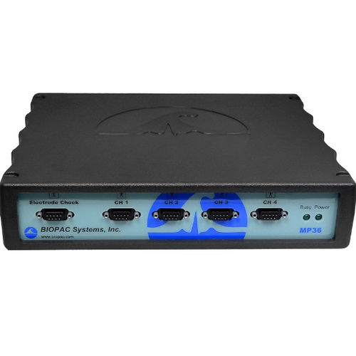 Sistema de adquisición de bioseñales médico - MP36RWSW-ENT - Biopac Systems - de transferencia / 4 canales / análisis de datos