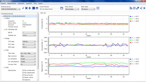 Software de control - LPMS-Control - LP-RESEARCH Inc. - de calibración / de laboratorio