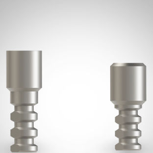 Análogo de implante dental de acero inoxidable - P-ANL0x series - PRECISE IMPLANT SYSTEMS - recto