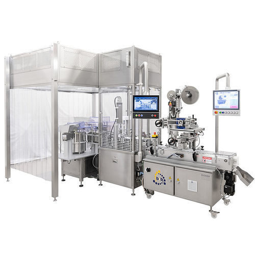 Etiquetadora para laboratorio - RMLpharma series - b+b Automations- und Steuerungstechnik GmbH - automática / a presión