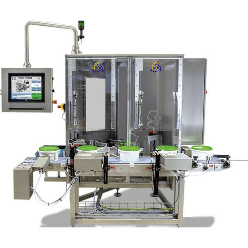 Sistema de etiquetado para contenedores - VEE series - b+b Automations- und Steuerungstechnik GmbH - automático