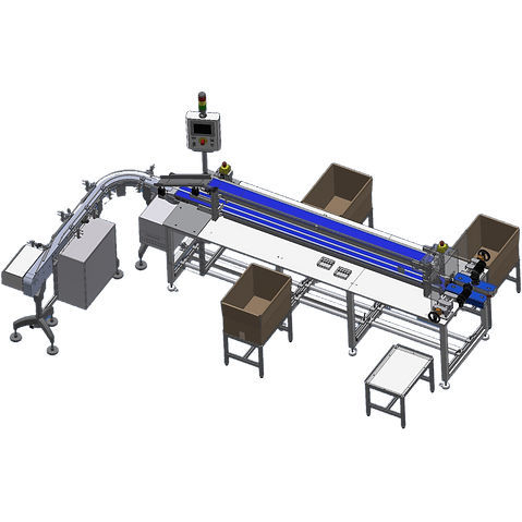 Sistema de embalaje manual - OWT - b+b Automations- und Steuerungstechnik GmbH - de pie / modular / de transportador
