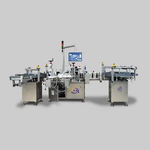 Etiquetadora de botellas - VRM series - b+b Automations- und Steuerungstechnik GmbH - de frascos / automática