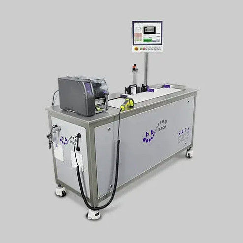 Etiquetadora de cartón - MS-PV-AG series - b+b Automations- und Steuerungstechnik GmbH - manual / para etiquetas de código de barras