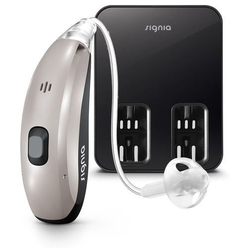 Prótesis auditiva BTE, open fit - Motion™ Charge&Go Nx. - Signia - con mando a distancia