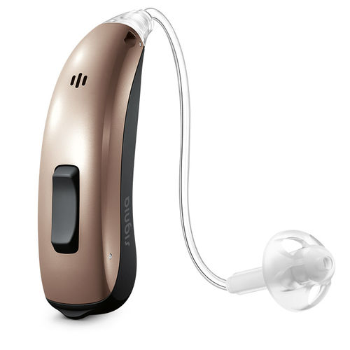 Prótesis auditiva BTE, open fit - Motion™ 13P Nx - Signia - con mando a distancia