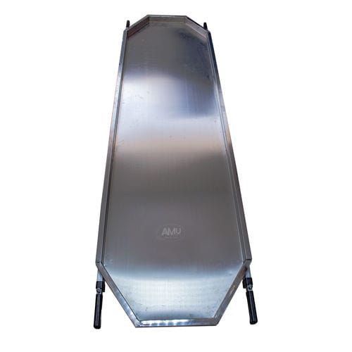 Carro funerario médico - STH073 - Abronn - para transporte / de acero inoxidable