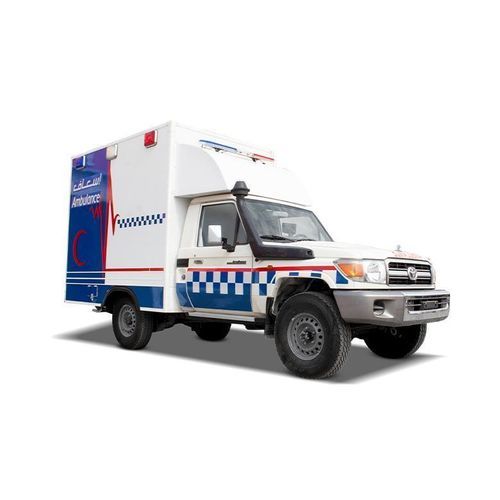 Ambulancia para cuidados intensivos - Toyota Land Cruiser - Abronn - para el traslado de pacientes / con cuerpo modular independiente / con 4 camillas