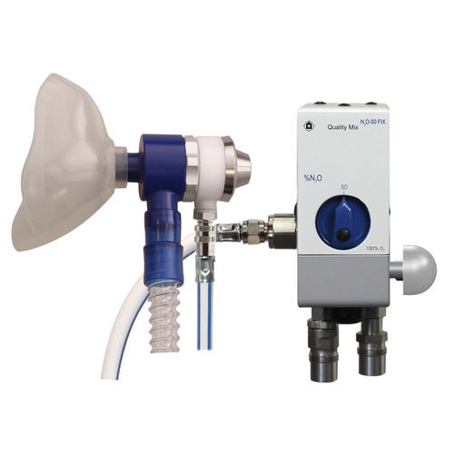 Mezclador de gases de anestesia - QualityMix N2O 50 FIX - DEHAS Medical Systems - O2 / N2O / tubo flujómetro