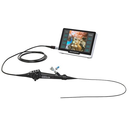 Videnefroscopio de alta definición - UR-1328 - Zhuhai Seesheen Medical Technology - gran angular / con monitor de vídeo integrado