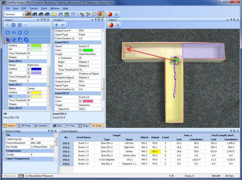 Software de análisis - CinePlex® - Plexon Inc - de registro / con sistema de seguimiento / para la investigación