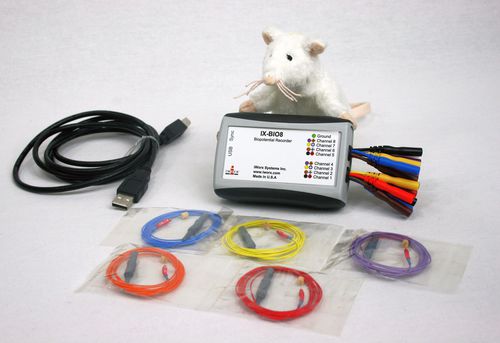 Sistema de ECG veterinario 8 canales - IX-BIO8-SA  - iWorx - para animales pequeños