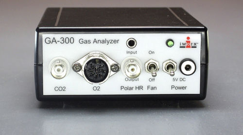 Analizador de O2 - GA-300 - iWorx - de CO2 / para la investigación médica / de mesa