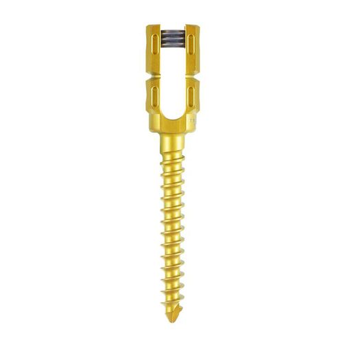 Tornillo pedicular para vértebra torácica, lumbar - Wuhan Yijiabao Biological Materials - monoaxial / metálico