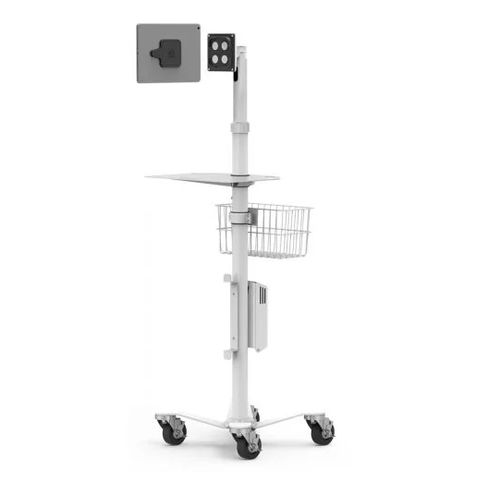 Carro informático para tabletas digitales - Magnetic Rolling Kiosk - Rise Freedom Magnetix - Maclocks / Compulocks - seguro