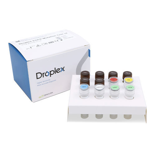 Kit de prueba para mutaciones de EGFR - Droplex v2 - Gencurix - de cáncer de pulmón / para mutaciones genéticas / de oncología