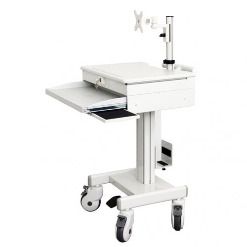 Estación de trabajo informática móvil - 901EA - Diwei Industrial Co., Ltd. - médica / para ordenador portátil / de altura regulable