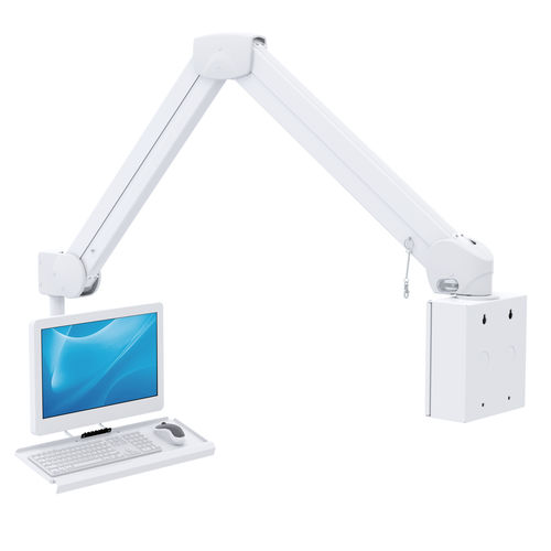 Brazo de soporte articulado - 980CA-2 - Diwei Industrial Co., Ltd. - reclinable / de altura regulable / para monitor LCD