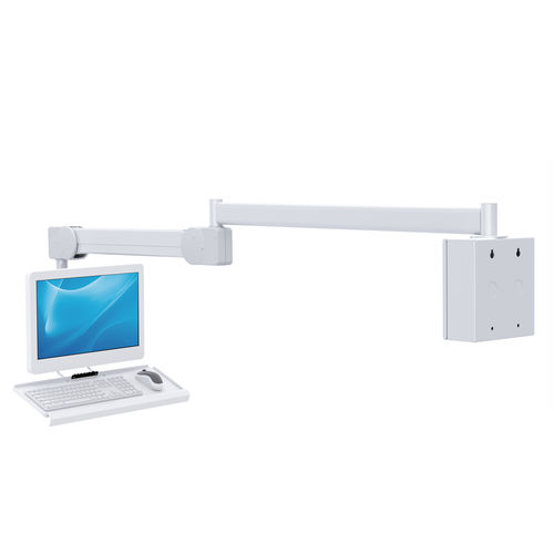 Brazo de soporte reclinable - 981CA-2 - Diwei Industrial Co., Ltd. - de altura regulable / plegable / para monitor LCD