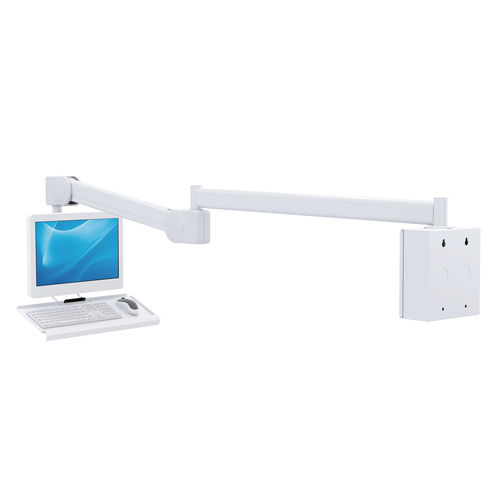 Brazo de soporte articulado - 983CA-2 - Diwei Industrial Co., Ltd. - reclinable / de altura regulable / para monitor LCD
