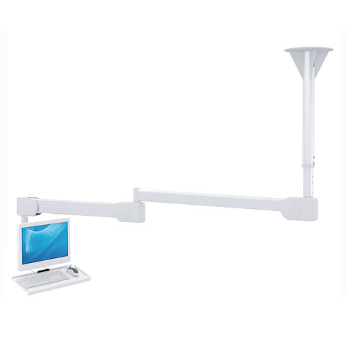 Brazo de soporte articulado - 982CA-2 - Diwei Industrial Co., Ltd. - reclinable / de altura regulable / para monitor LCD