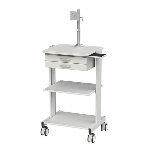 Carro para pantalla médica - 904AA - Diwei Industrial Co., Ltd. - médico / con soporte para ordenador portátil / modular
