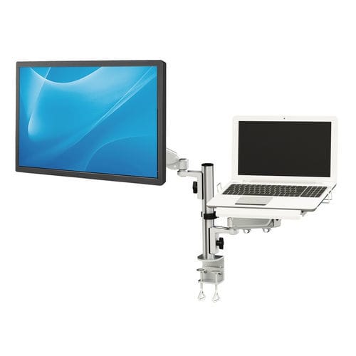 Brazo de soporte reclinable - 854BS - Diwei Industrial Co., Ltd. - de altura regulable / para monitor / médico