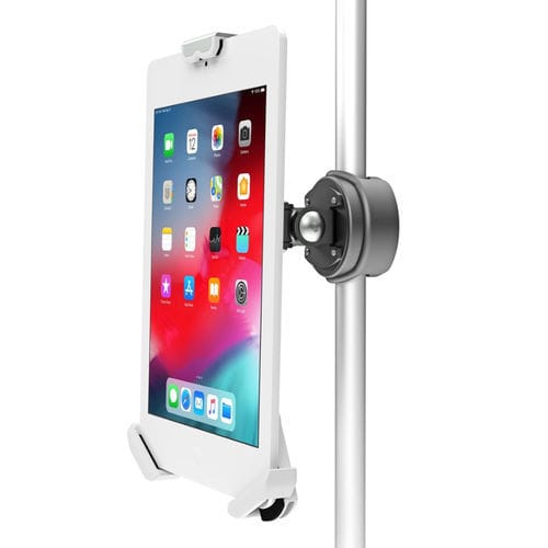 Brazo de soporte reclinable - 124BB - Diwei Industrial Co., Ltd. - de altura regulable / para tablet PC / montado en barra