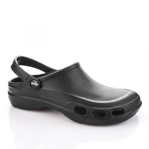 Zueco hospitalario para hombre - Doctor 885 - Lemigo - antideslizante / blanco / azul