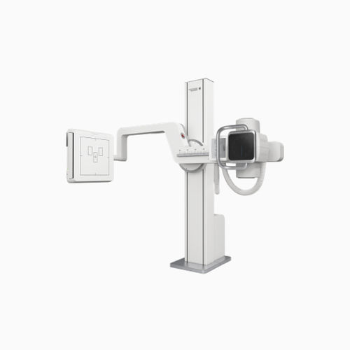 Sistema de radiografía digital - uDR 266i - Shanghai United Imaging - para radiografía polivalente / sin mesa / con brazo portatubos pivotante