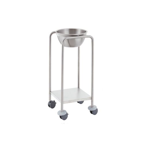 Portacuencos con ruedas - AB90.04 - Inspital Medical Technology - de acero inoxidable