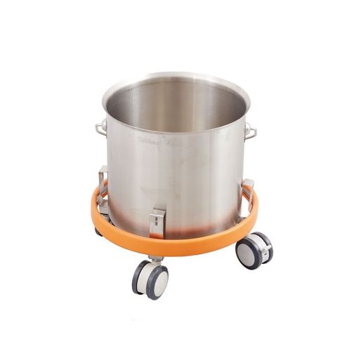 Portacuencos con ruedas - AB90.01 - Inspital Medical Technology - de acero inoxidable