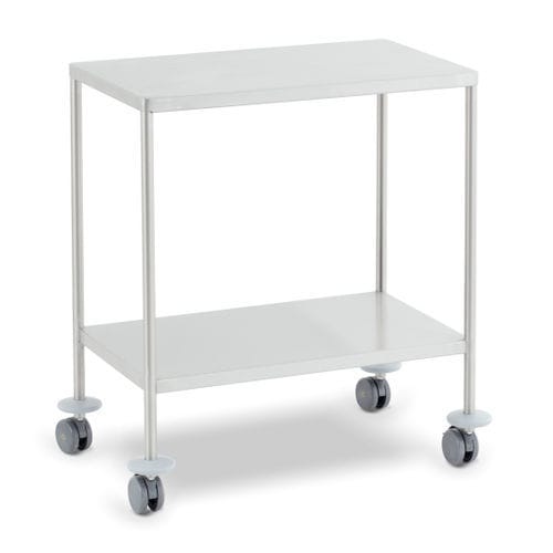 Carro médico - AB00.2 series - Inspital Medical Technology - para instrumental / de almacenamiento / de acero inoxidable