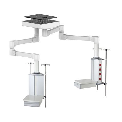 Brazo de distribución de techo - FX40.15D - Inspital Medical Technology - para cuidados intensivos / modular / 2 brazos