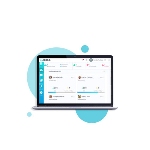 Software de rehabilitación - ReHub - DyCare - de análisis / de control / de monitorización
